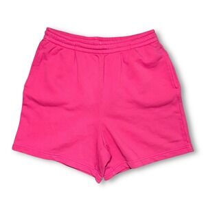 NWT (Flaw) SKIMS Lounge Sweat Shorts Hot Pink Women's L